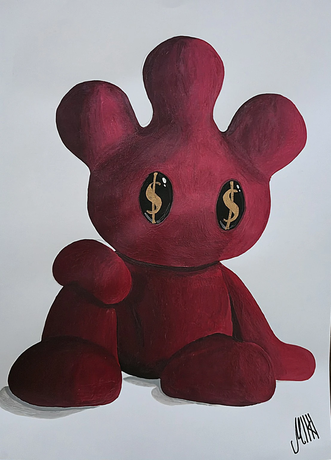 MIKKI 002 AFTER HOURS original acrylic on canvas