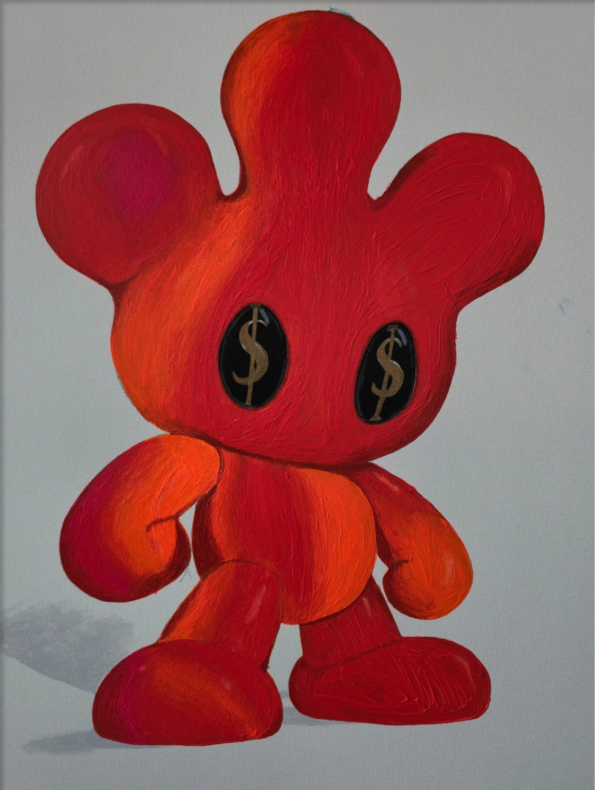 MIKKI 010 HEAT CHECK original acrylic on canvas
